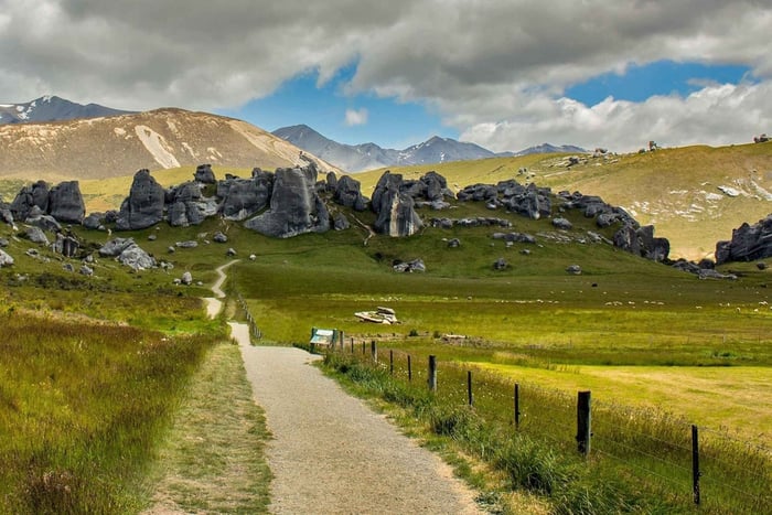 Fra Dagstur til Arthur's Pass og Borghøjen