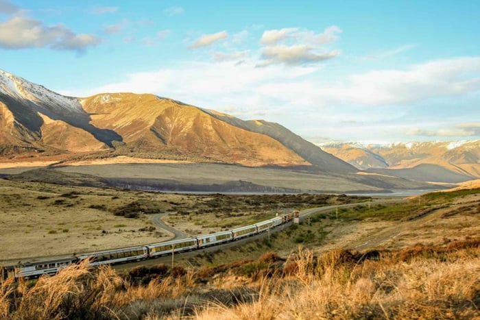 Arthur's Pass: TranzAlpine Zug und Castle Hill Tagestour