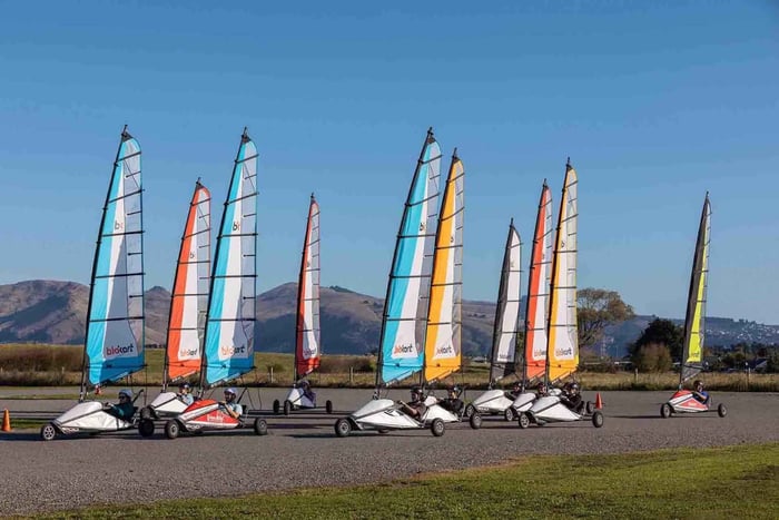 Christchurch: Blokart Land-sailing