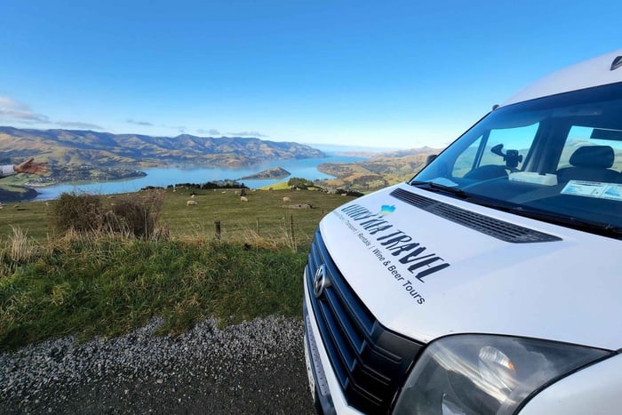 Traslado panorámico de ida de Christchurch a Akaroa
