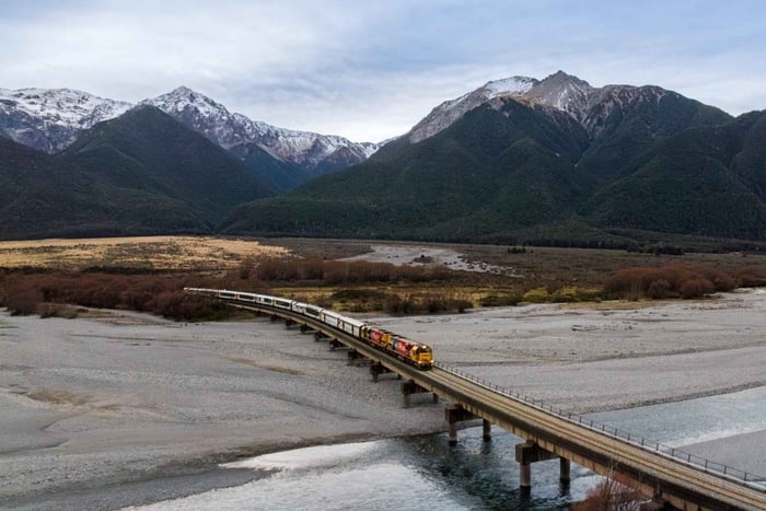 Tour di sola andata da Christchurch a Franz Josef con treno TranzAlpine