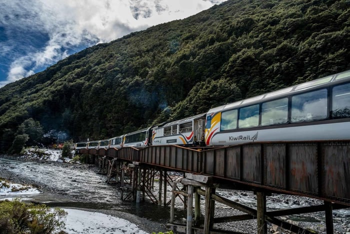Desde Christchurch: paso de Arthur con TranzAlpine y almuerzo