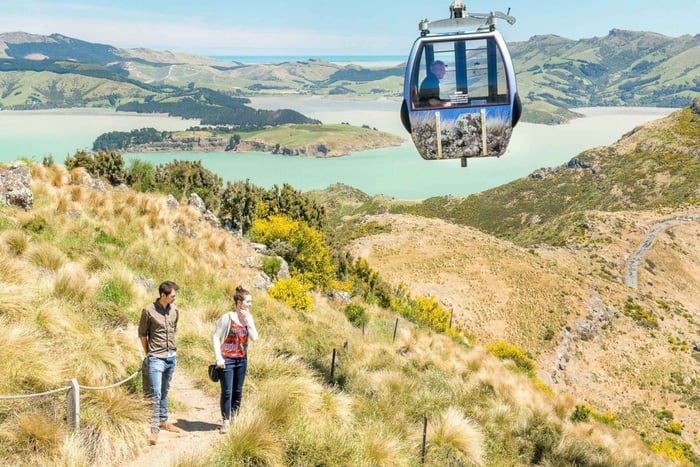 Christchurch Gondel und Straßenbahn Stadtführung Combo