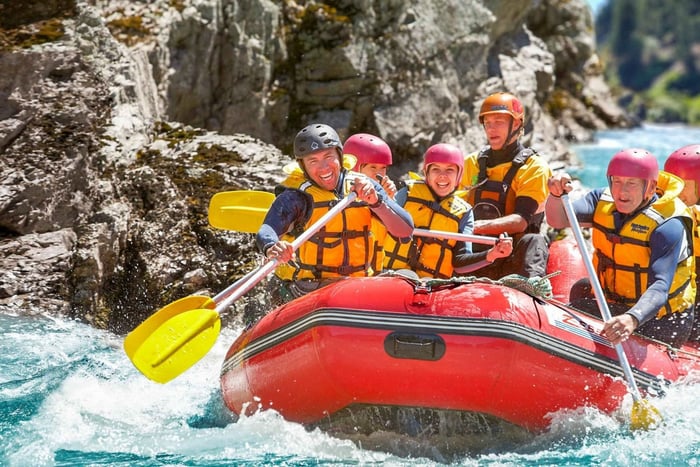 Hanmer Springs: Rafting w wąwozie Waiau