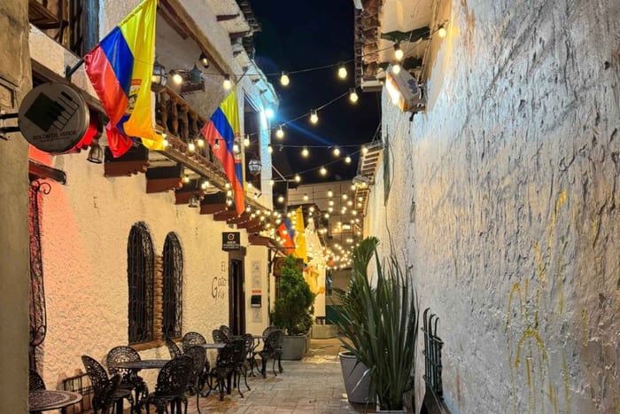 Bogotá Nocturna: Tour privado bebidas típicas, distrito cultural San Felipe
