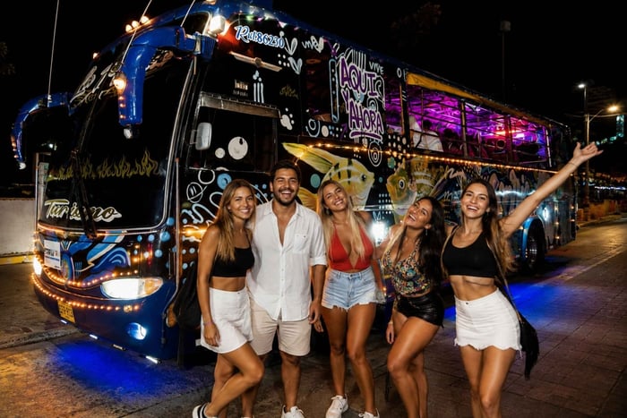 Cartagena: Chiva Party Bus Tour with Live Music