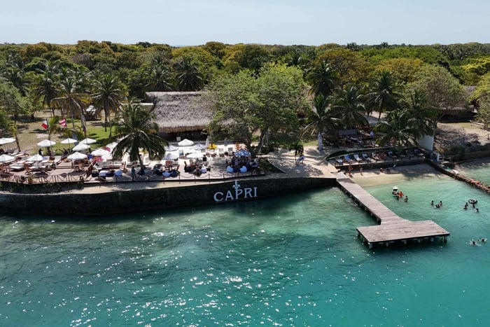 Cartagenan parhaat palat: Päiväretki pikaveneellä Rosarion saarille