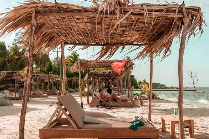 Cartagena: Dagsutflykt till Fénix strandklubb med båttransfer