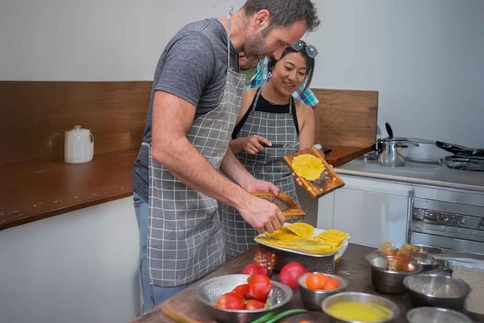 Carthagène : cours de cuisine traditionnelle dans un restaurant du centre historique
