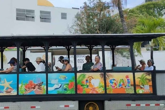 San Andrés: Kaupunkikierros junalla + SUP-lautailu auringonlaskussa