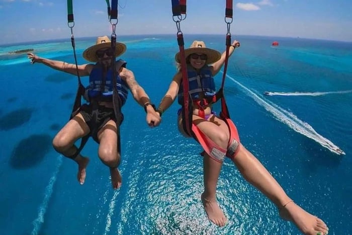 San Andrés: Parasailing-opplevelse med utsikt