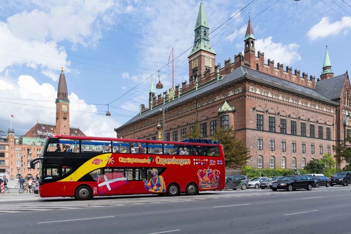 Copenhague : visite en bus à arrêts multiples