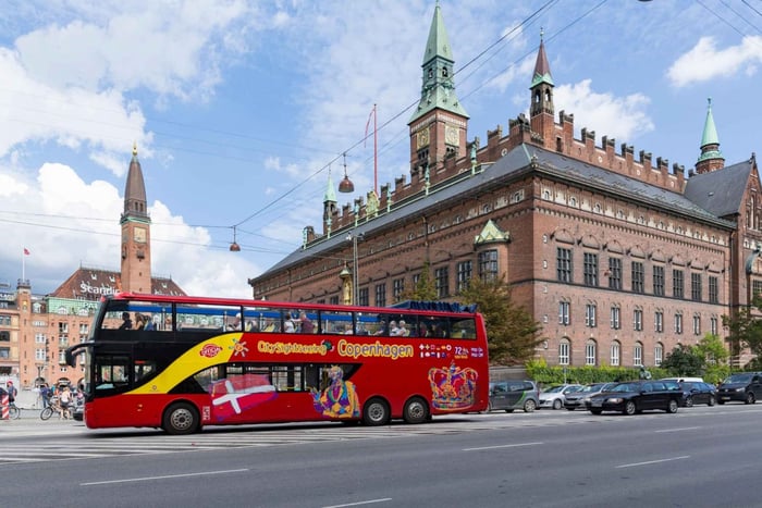 København: hop på-/hop af-bustur med sightseeing i byen