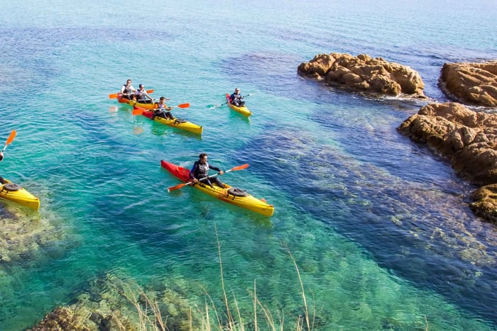 Costa Brava: Sea Caves Kayaking and Snorkeling Tour