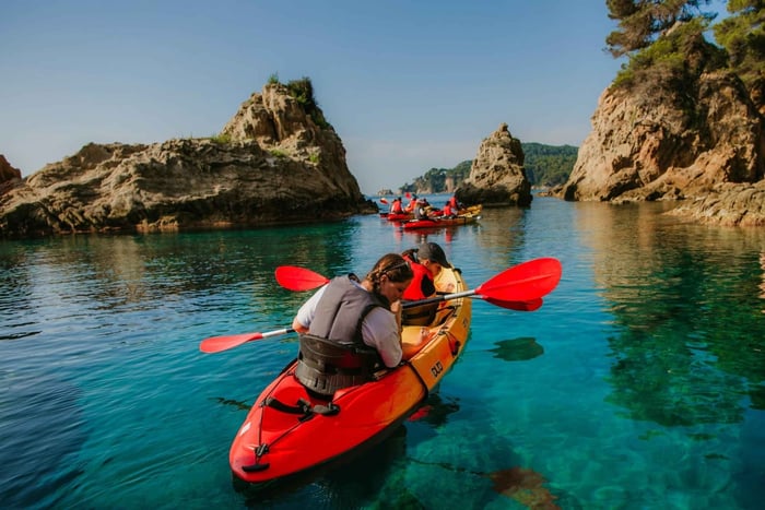 EXCURSION GUIADA EN KAYAK - INICIACIÓN 1t 15m