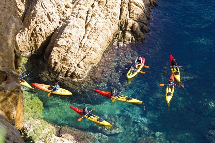 Fra Sant Feliu de Guíxols: Kajak og snorkling i Costa Brava