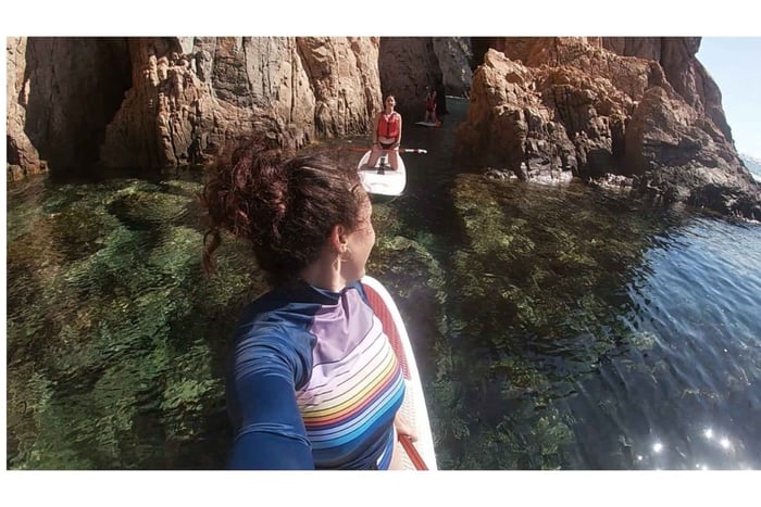 Tossa de Mar: Guided Route in Paddle Surfing&Coves and Caves