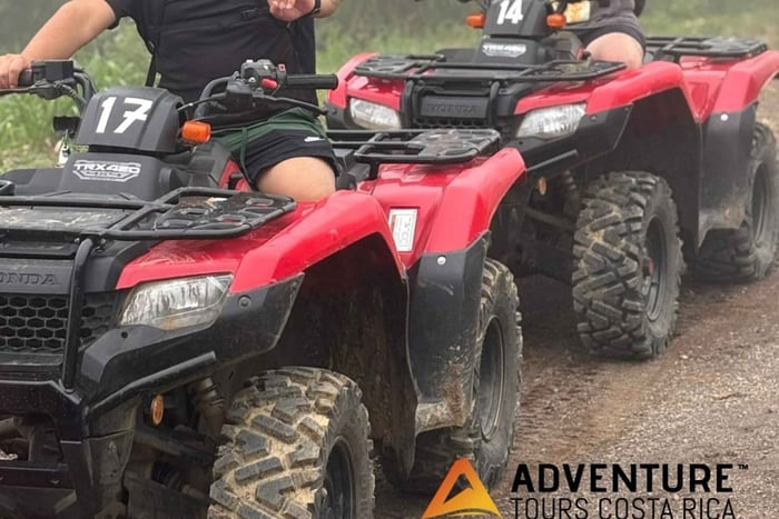Jaco: 2-timers ATV-tur og 2-timers zipline-oplevelse