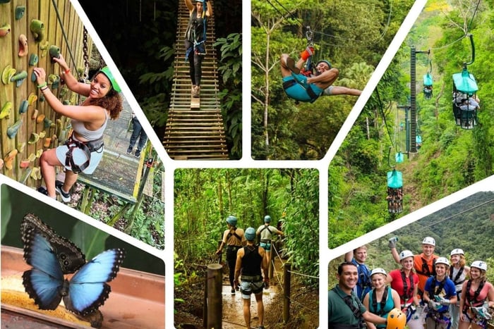 Jaco Beach: Avventura adrenalinica nella foresta pluviale 5 in 1