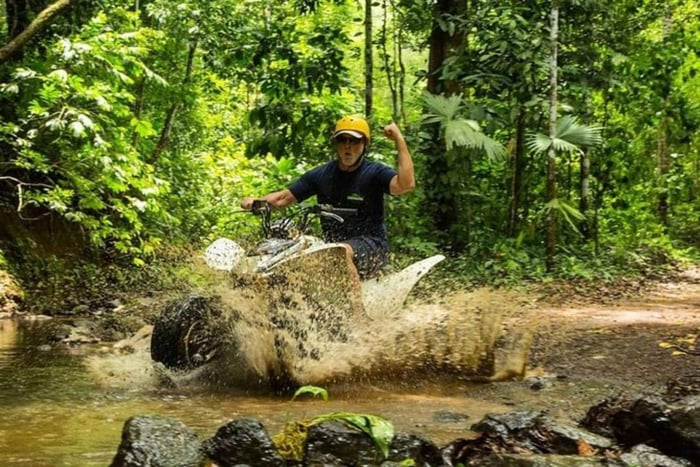 Jaco: Terräng-ATV, zipline och rappellering vid vattenfall