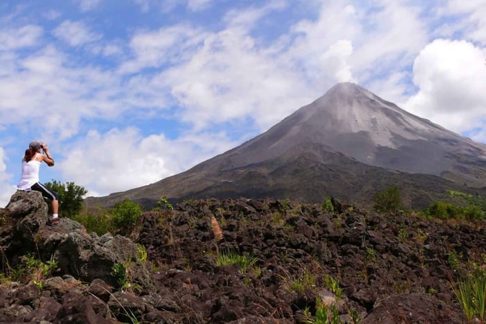 La Fortuna: Arenal-vulkanen, lunsj og morgentur i Hotsprings