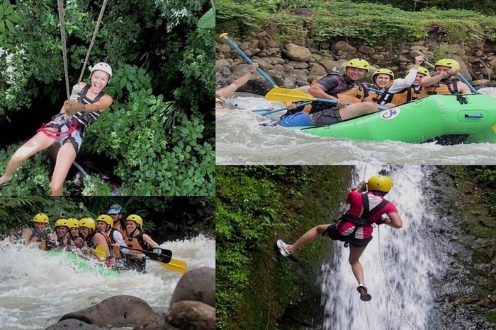 La Fortuna: White-Water Rafting & Canyoning Combo