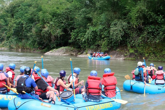 San José Karibik Arenal Pacuare Wandern und Rafting 2-tägige Tagestour