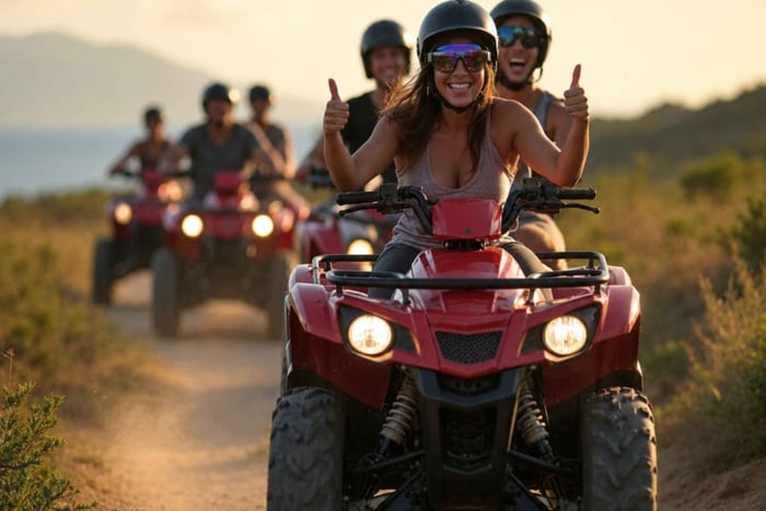 Santa Teresa: Aventura Guiada de Quadriciclo até a Praia de Manzanillo