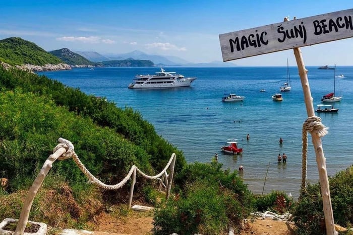 Dubrovnik: Bootsfahrt zu den Elafiti-Inseln mit Mittagessen & Wein