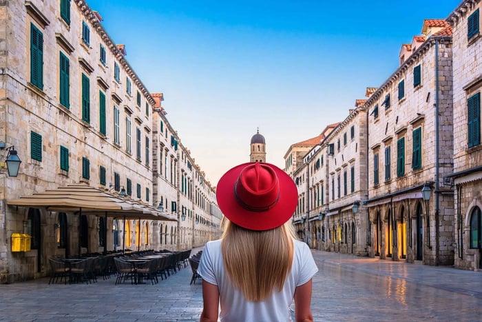 Dubrovnik: zonsopgangstocht door de oude stad met ontbijt