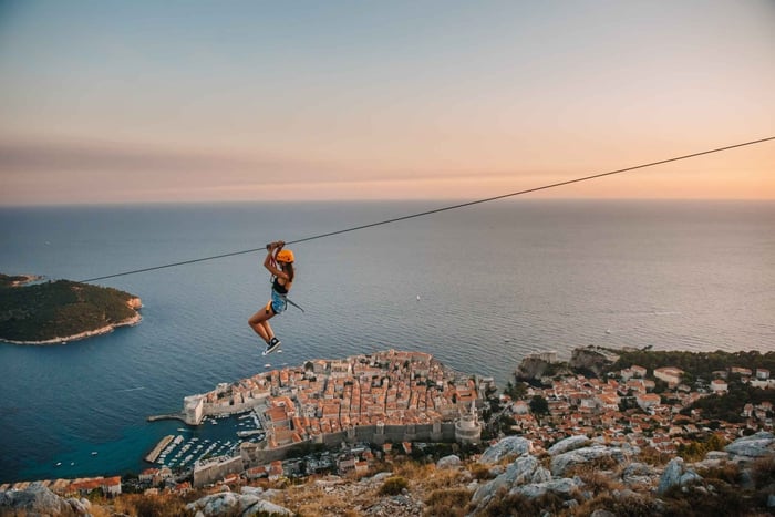 Dubrownik: Panorama Zipline Tour