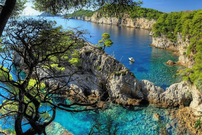From Dubrovnik: Boat Tour to Kolocep, Lopud, & Sipan Islands