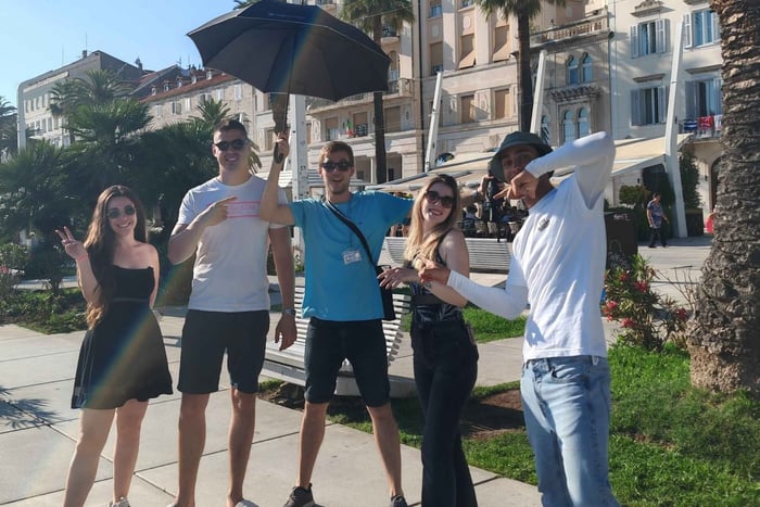 Vanuit Split: Trogir en Split met gids voor boottochtpassagiers