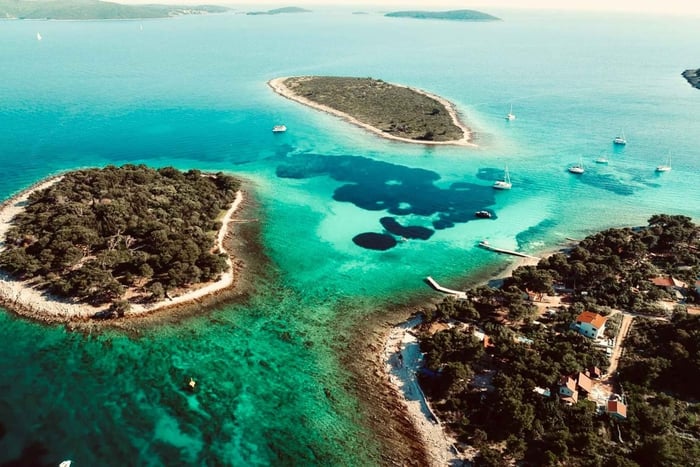 From Split/Trogir: Blue Lagoon & 2 Islands half-day Private