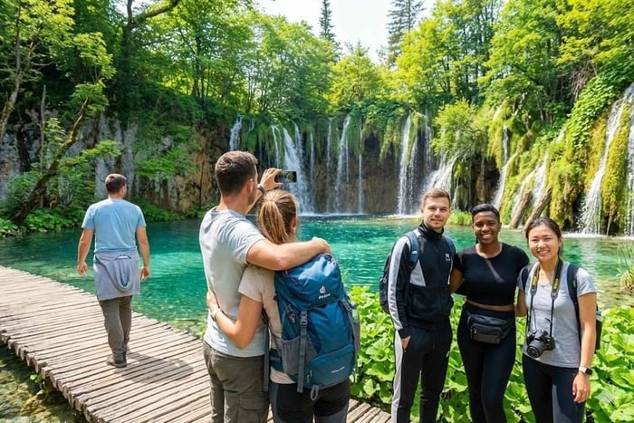 From Zagreb: Plitvice & Rastoke Guided Day Trip with Ticket