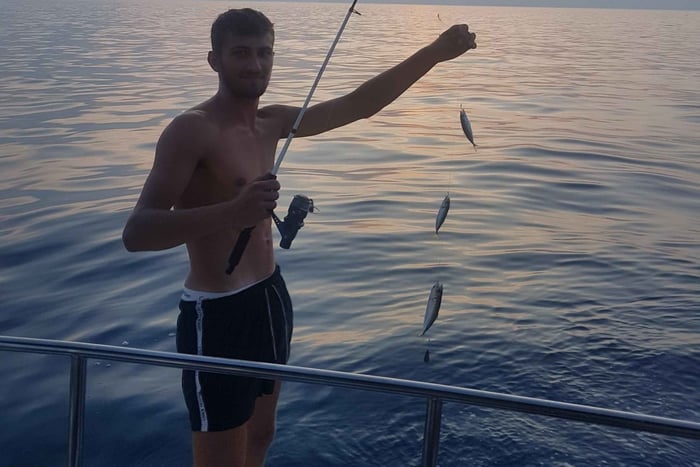 Poreč: Privat båttur med delfinskådning och fiske