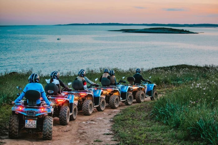 Pula och Medulin: Off-road fyrhjulingssafari + havsutsikt