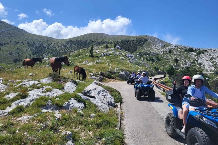 Fyrhjulingstur till Biokovo Skywalk