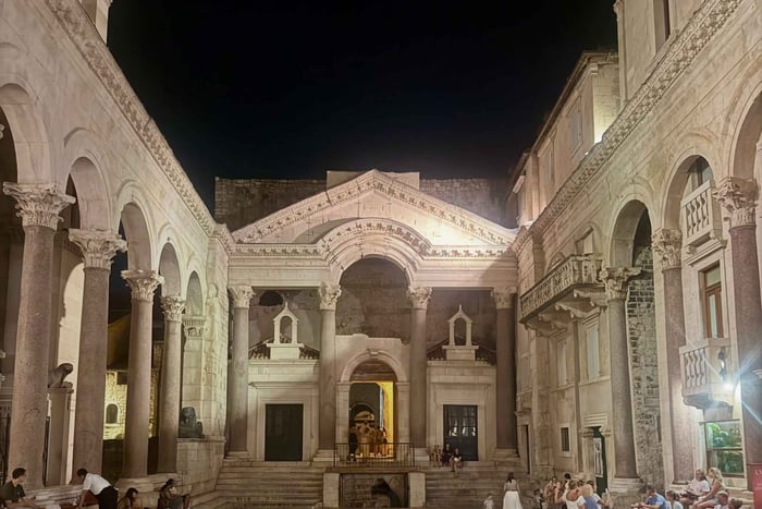 Split: Kvällsrundvandring i Diocletianus palats