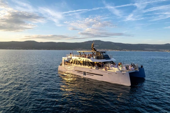 Split: Luxury sunset & evening catamaran cruise