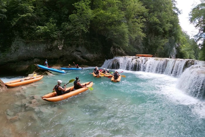 Slunj: River and Waterfalls Kayaking on Mrežnica river