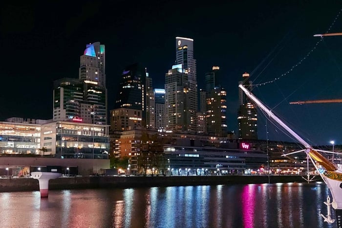 Buenos Aires: Rundgang am Abend im Stadtzentrum und in Puerto Madero