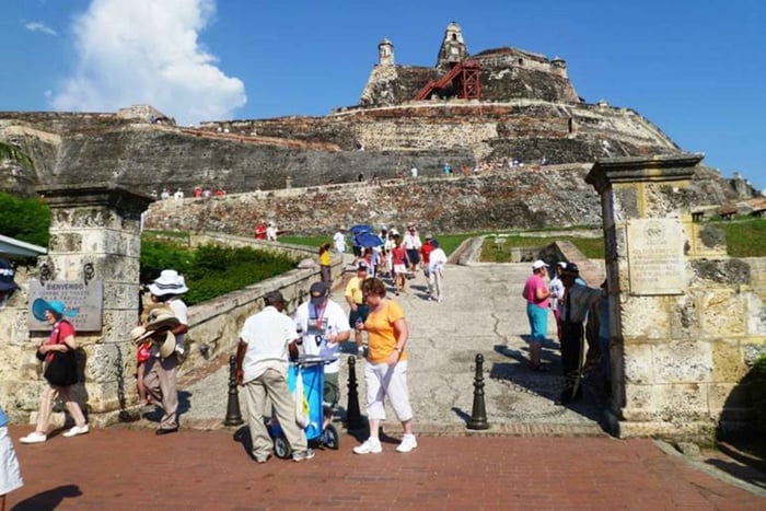 Cartagena: STADSTOUR OVERZICHT van de stad Boots kasteel chiva