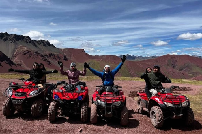 Cusco: Rainbow Mountain & Red Valley ATV Tour with Lunch