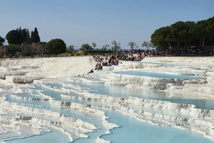 From Kuşadası Hotels: Pamukkale, Hierapolis & Mud Bath