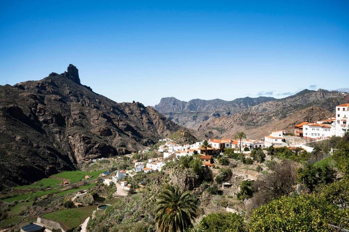 Gran Canaria dall'alto: Fataga e Tejeda