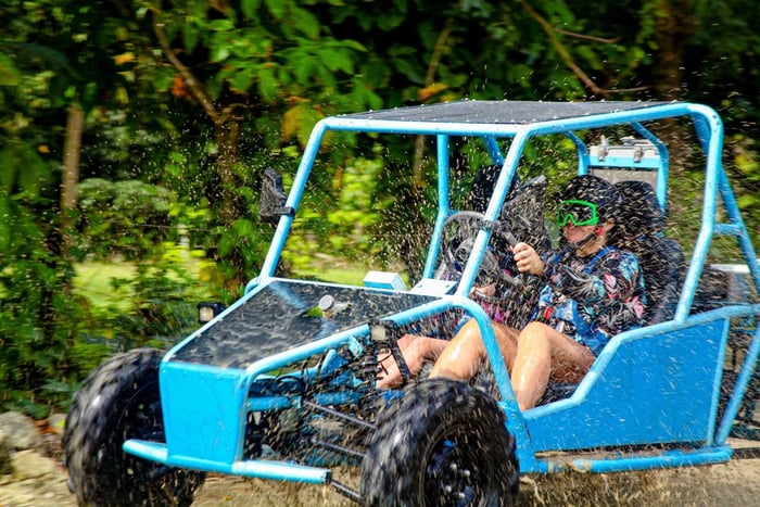 Puerto Plata Buggy Tour: Waterfalls, Beach and Free Pick-Up