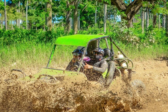 Punta Cana: Buggy or ATV Tour with Cenote & Beach Stops