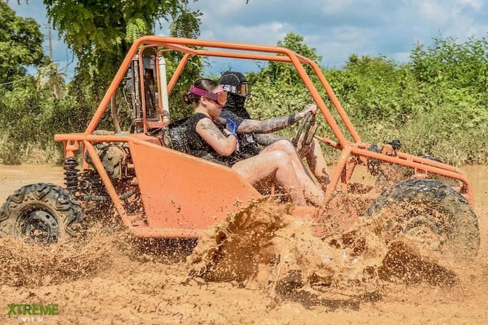 Punta Cana: Extreme Buggy Tour with Cave Cenote, Beach