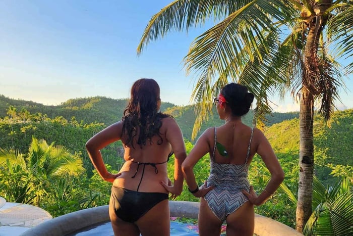 Siargao: Kawa Bath, Sunset Dinner, and Optional Massage